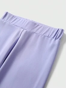 JNSQ Tween Girls 2 Piece Set: T-Shirt + Leggings Yoga Sports Workout Pants, Stretchy Colorful Campus Street Fashion Sports Outfit