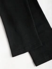 Sweetra Váy ngắn 2 trong 1 thanh lịch dành cho nữ - màu đen - Xem 5