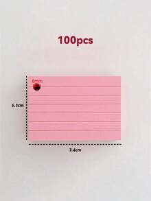 SHEIN 1000 Pezzi Chiluxendo Bristol Flash Cards, Schede A8 Perforate, Fogli di Tracciamento Flashcard, Schede di Revisione, con 10 Anelli di Rilegatura per Note di Studio a Scuola, in Ufficio e a Casa (10 Colori), Forniture Scolastiche, Ritorno a Scuola