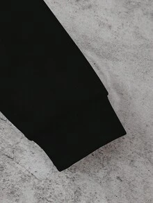 1 套男婴休闲时尚创意酷炫蜘蛛网印花长袖运动衫和运动裤套装，秋冬装，万圣节服装 - 彩色 - 查看 3