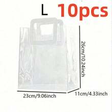 10/5/1件-透明加厚PVC礼品袋、结婚糖果盒手提袋、礼品纪念品袋、午餐袋、圣诞礼品袋。 - 彩色 - 查看 23