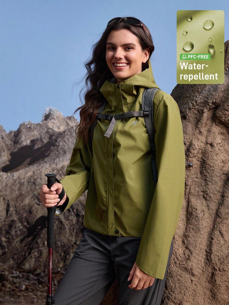 In My Nature Giacche da pioggia da donna, giacca versatile da donna di colore unito per uso esterno, giacche a vento da donna, giacche da trekking da donna, giacche da esterno da donna, giacche parasole da donna, giacche antivento da esterno, giacche casual da esterno, giacche verde oliva, giacca da trekking verde kelp, giacche casual da donna, giacche da running da donna, giacche protettive dal sole, giacche sportive, cappotti autunno inverno, giacche calde, giacche da trekking da esterno, giacche traspiranti, giacche versatili, giacche KEEP WARM, giacche softshell, giacche sportive da donna, giacche impermeabili, giacche idrorepellenti, giacche calde, abbigliamento casual, giacche alla moda, impermeabili da pioggia per il ritorno a scuola, giacca impermeabile con cappuccio - Verde militare - Visualizzare 1