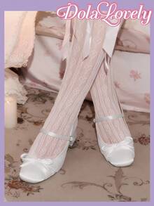 Dola Lovely Tacones altos con decoración de lazo para mujer