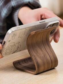 1 Giá đỡ điện thoại bằng gỗ, thích hợp cho bàn làm việc văn phòng, kệ đựng đồ trên bàn, đồ dùng học tập. - Nhiều màu - Xem 7