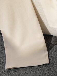 青少年女孩休闲纯色无袖连体裤，夏季