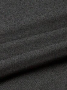 EMERY ROSE 大码灰色圆领长袖T恤，舒适百搭 - 深灰色 - 查看 3