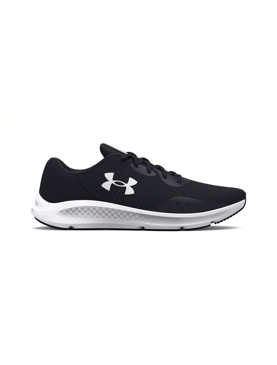 Under Armour UA W Charged Pursuit 3-BLK/WHT - Black and White - View 1