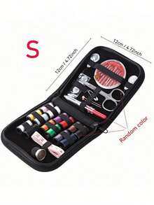 1 件便携式缝纫套件家用缝纫工具 10 件/套线盒修补针穿线器手工缝纫用品情人节、情人节婚礼、生日