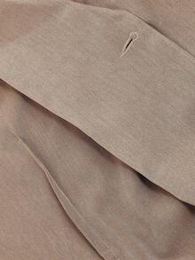 SHEIN MOD Bộ 2 món áo khoác vest và quần dài thanh lịch mặc hàng ngày cỡ lớn - Màu Khaki - Xem 9