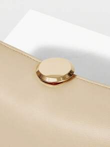 MOTF PREMIUM PU LEATHER KISS LOCK SHOULDER BAG - Apricot - View 6