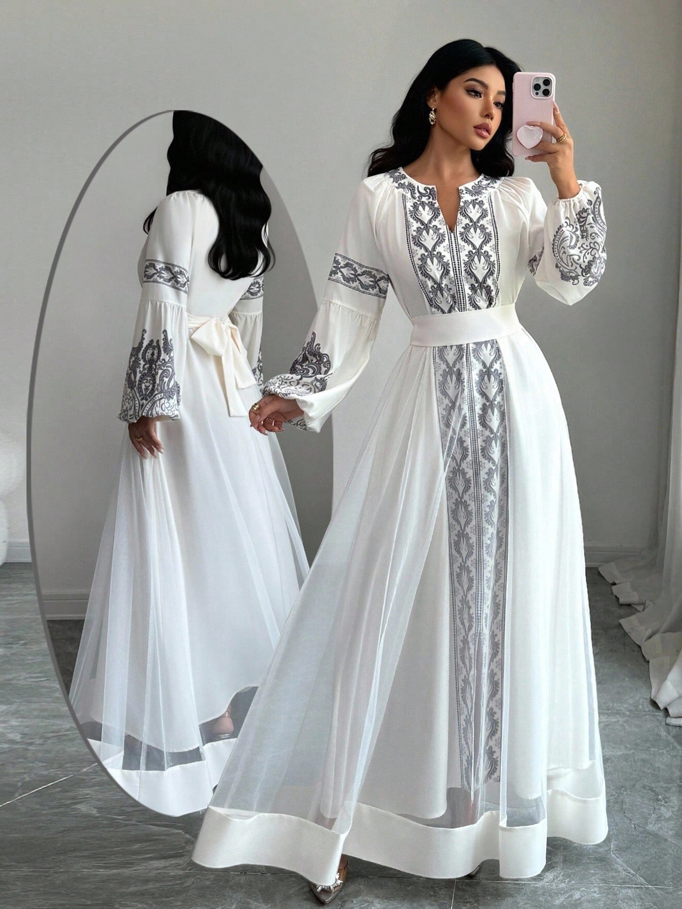 Elenzga فستان حفلة أنيق للنساء للخريف/الشتاء، عيد...