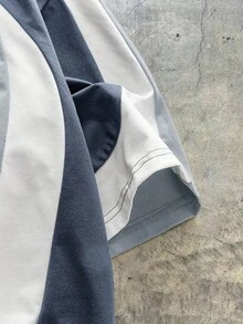 AXEPEAK Men's Knitted Casual Loose Fit Short Sleeve T-Shirt, Fashionable And Everyday Wear