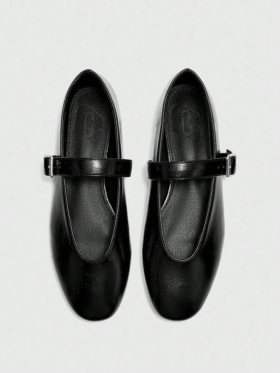 CUCCOO BIZCHIC Women's Fashion Commuter Versatile Casual Mary Jane Flat Shoes For Christmas