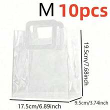 10/5/1件-透明加厚PVC礼品袋、结婚糖果盒手提袋、礼品纪念品袋、午餐袋、圣诞礼品袋。 - 彩色 - 查看 20