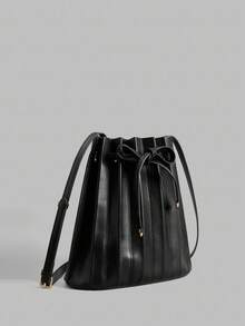 Ontre Ladies' Single Shoulder Bag - Black - View 2