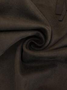 Brillora Women's Solid Color Fringe Trim Open Front Jacket In Fall/Winter - Black - View 8