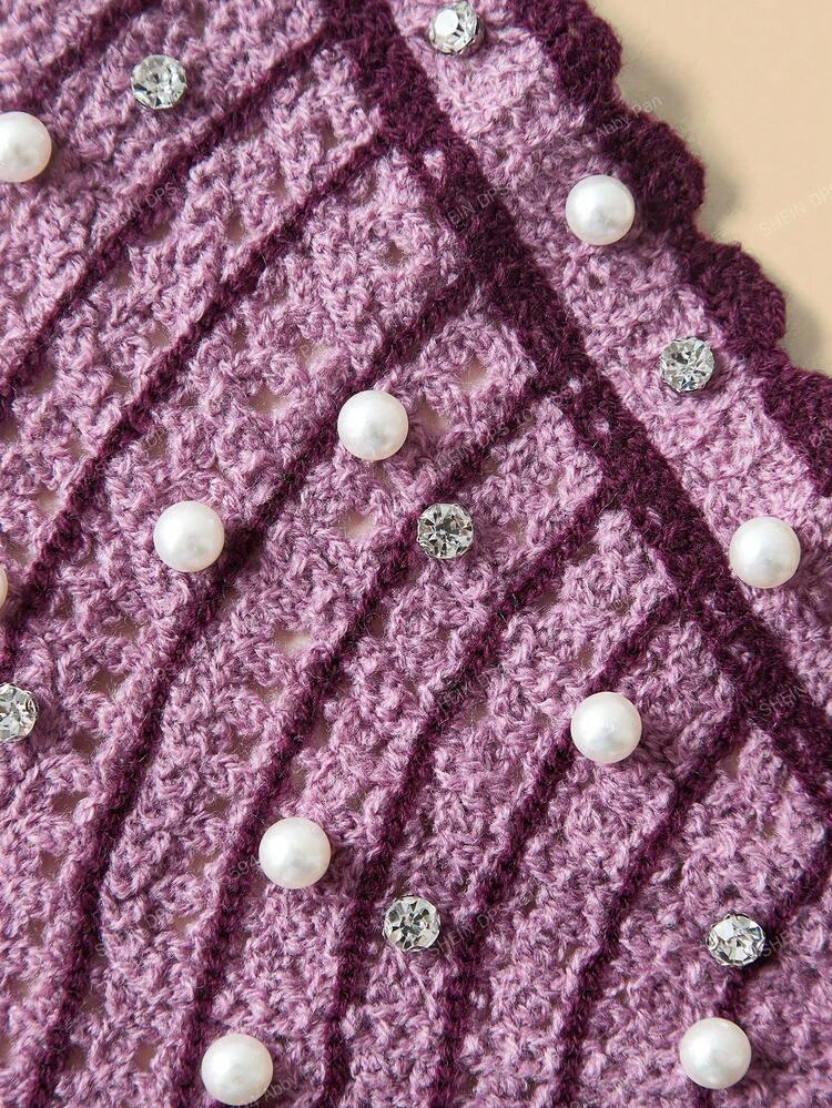 Sequin Sequins Beaded Crochet Bow Knot Straps Sexy Beach Elegant Tank Top, Women Summer Festival Going Out Vacation