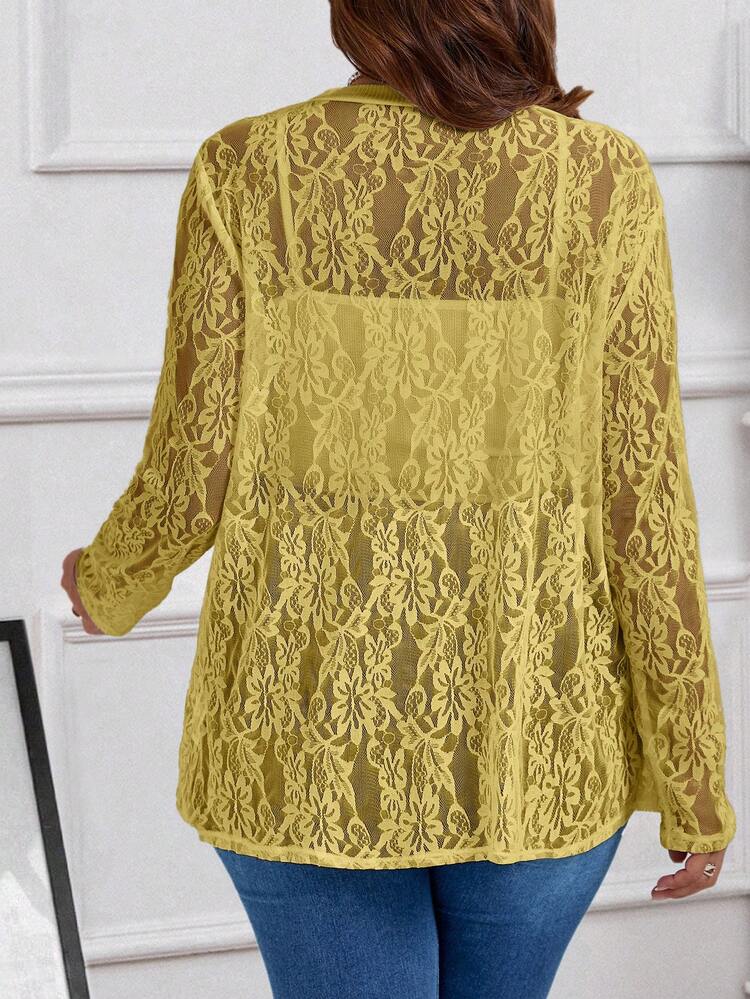 Lace White Long Sleeve Lightweight Sunscreen Jacket, Summer/Winter Christmas Women's Winter Coat New Year Look  Stylish Clothing Collection