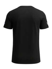 Men's T-Shirts Black - Black and Yellow - View 2