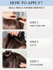Seamless Clip Ins 9AM 丰盈发束 55克 1片 S60 白金色 100% 高品质毛鳞片顺滑 Remy 真人发接发 无痕 PU 夹式接发 女士接发 - S60 - 查看 5