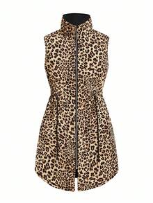 Ellevyn 女士双面无袖夹克，时尚百搭，冬季 - 黑色 - 查看 7