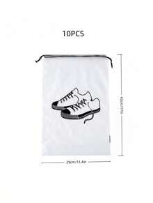 SHEIN Boots Storage Bag, Long Boots And Short Boots Storage Shoe Bag, New Fashion Transparent Shoe Boot Dust Cover, Boot Bags For Women's Tall And Ankle Boots,Travel Home Non-Woven Boot Bag, Zippered Boot Covers With Carry Handles, Thickened Waterproof Portable Handheld Boot Storage Bag, Protective, Breathable, And Space-Saving - Ideal For Travel, Closet Organization, And Shoe Protection, Suitable For Flat Shoes, Ankle Boots And High Boots - Clear - View 32