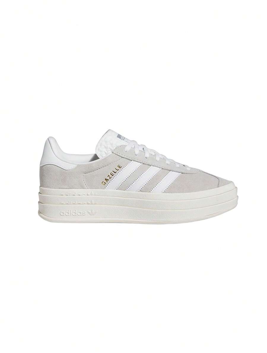 Adidas Gazelle Bold Women's Sneakers Grey Two / Cloud White / Core White HQ6893 - 灰二/雲白/核心白 - 查看 1