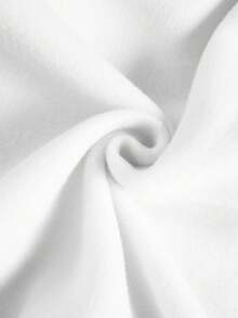 SHEIN 女士休闲宽松落肩卫衣 - 白色 - 查看 3