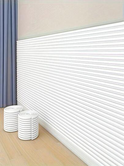 SHEIN 1卷 3D立体墙贴 防撞条 自粘墙角贴 防撞边包边 桌角保护贴墙贴 防撞保护