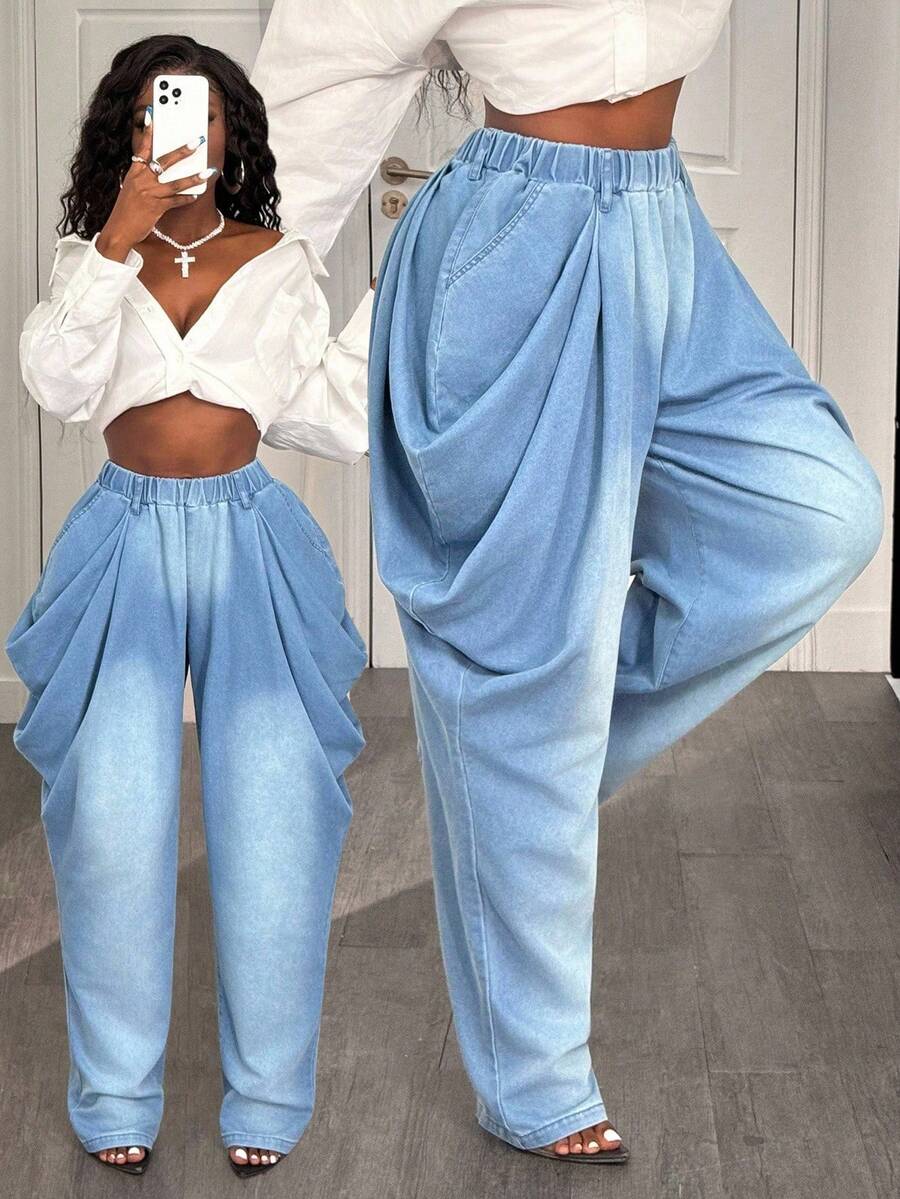 BamGleam Fashionable Sexy Casual Hiphop Women Jeans