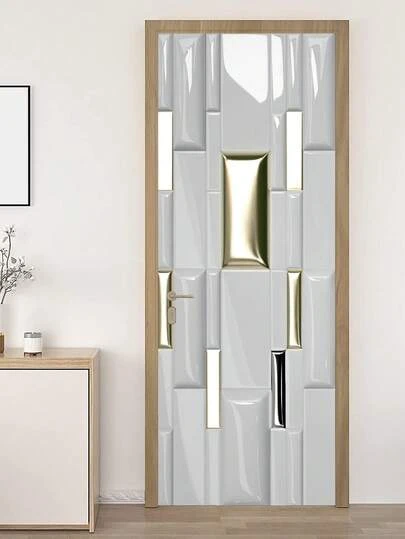 SHEIN 1 件防水自粘装饰门贴