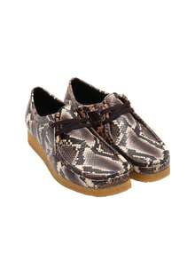 Clarks Wallabee BrownSnake Print - BrownSnake Print - View 2
