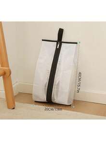 SHEIN Boots Storage Bag, Long Boots And Short Boots Storage Shoe Bag, New Fashion Transparent Shoe Boot Dust Cover, Boot Bags For Women's Tall And Ankle Boots,Travel Home Non-Woven Boot Bag, Zippered Boot Covers With Carry Handles, Thickened Waterproof Portable Handheld Boot Storage Bag, Protective, Breathable, And Space-Saving - Ideal For Travel, Closet Organization, And Shoe Protection, Suitable For Flat Shoes, Ankle Boots And High Boots - Clear - View 27