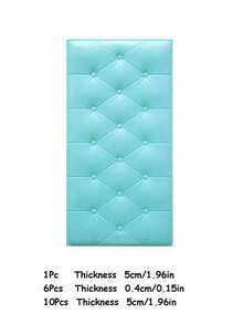 SHEIN 13.77*27.55英寸 3D 压花泡沫墙纸，仿皮革纹理，柔软有纹理（厚度 0.4 厘米/0.16 英寸），自粘泡沫墙贴，房间装饰墙面装饰墙贴