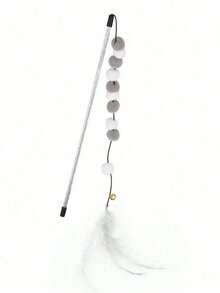 Giocattoli per gatti, palline di lana, giocattoli interattivi con fettuccia, bastoncini, palline di peluche colorate con campanellino, accessori per animali domestici