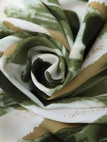 Brillora Allover Print Keyhole Back Halter Neckline Dress,Summer Dresses For Women