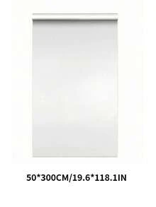 SHEIN 1 卷透明台面保护膜，防水、防油、耐热（450°F），自粘式覆盖，适用于厨房、橱柜、桌子、家具和大理石表面墙纸墙贴房间装饰墙贴 - 白色 - 查看 14