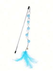 Giocattoli per gatti, palline di lana, giocattoli interattivi con fettuccia, bastoncini, palline di peluche colorate con campanellino, accessori per animali domestici