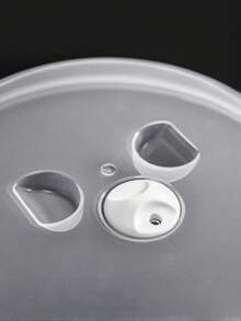 SHEIN 1pc Japanese-Style Microwave Steamer, Kitchen Bun & Dumpling Reheater With Lid, Multi-Layer Plastic Steamer Tray