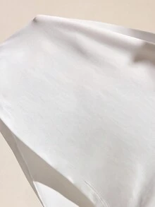 Easithlete Áo thun dài tay thể thao ngoài trời đa năng màu trơn dành cho nữ - trắng - Xem 8