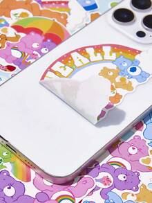 SHEIN X Care Bears Bộ 39 miếng dán họa tiết Gấu hoạt hình, Gấu may mắn, Gấu Funshine, Gấu chia sẻ, Gấu Love-A-Lot, Phù hợp cho học sinh, nam và nữ, dán lên sổ tay, nhật ký, đồ thủ công mỹ nghệ và các vật dụng tương tự. Cũng có thể dùng để cá nhân hóa ván trượt, máy tính xách tay và hành lý. Keo dán có thể tháo rời, dễ dàng xé mà không để lại cặn. - Nhiều màu - Xem 6