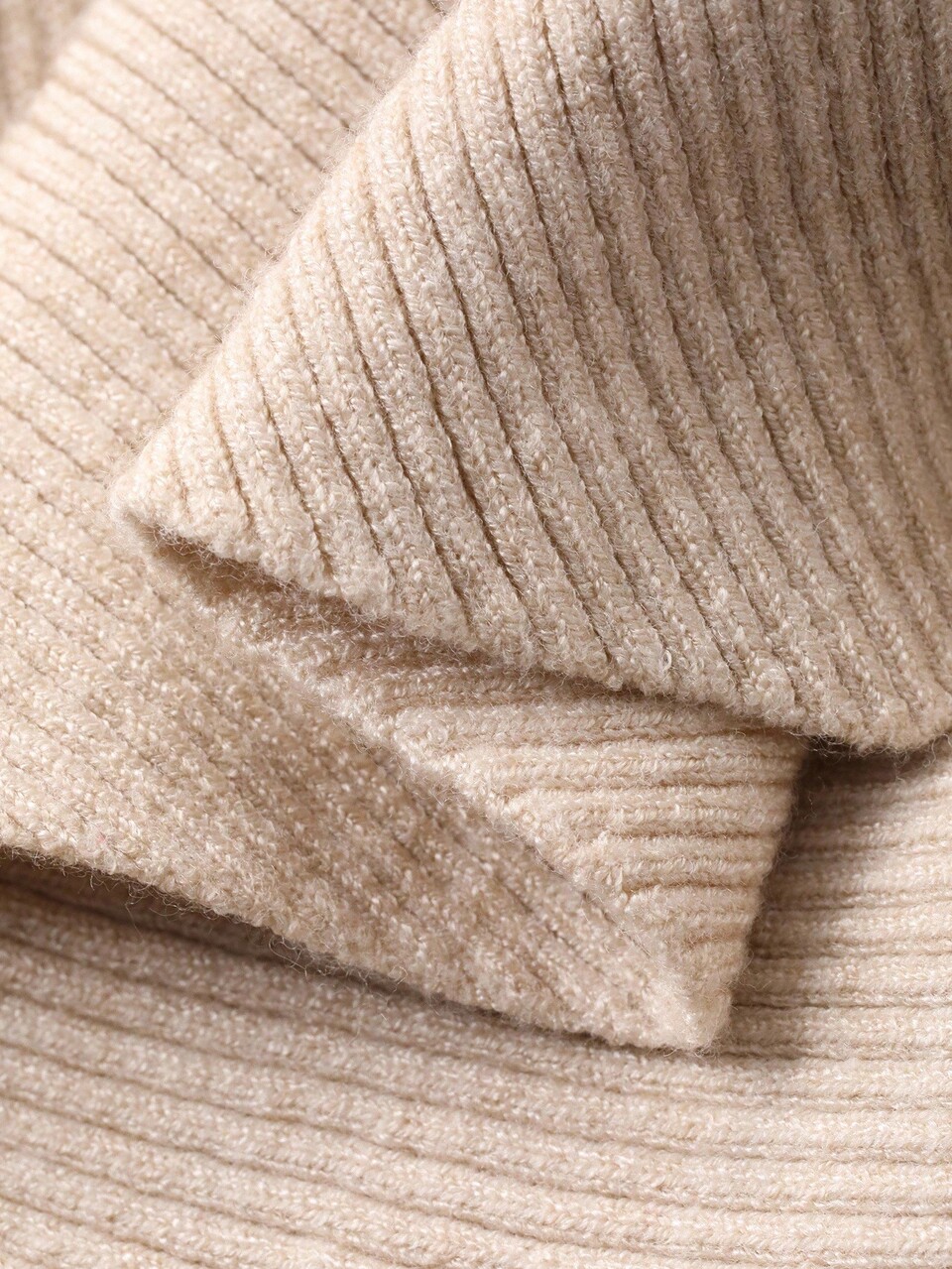 Women's Autumn Patchwork Asymmetrical Hem Waist Cinched Sweater Dress