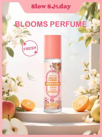 عطر رول-أون "يوم أحد البطيء" (زهور طازجة)، عطر طويل الأمد، عطر للنساء، عطر صغير، حجم السفر، حلو، رومانسي وجذاب، زهر البرتقال والمسك والكهرمان، خالي من الكحول، رائع للهالوين والشكر والمواعدة وعيد الميلاد والذكرى السنوية أو أي مناسبة خاصة