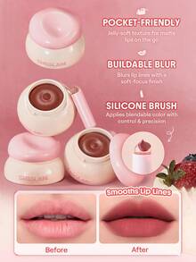 SHEGLAM Bounce Putty Pocket 唇泥-Sangria Slay 品牌 美容 化妝 化妝品 適合女性與女孩 完美搭配夏季春季 Y2K 時尚 流行 生日 母親節禮物 假期 派對準備就緒 最佳顏色 - Sangria Slay - 查看 3