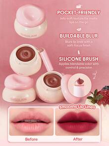 SHEGLAM Bounce Putty Pocket 唇泥-Cherry Cheer 品牌 美容 化妝 化妝品 適合女性與女孩 完美搭配夏季春季 Y2K 時尚 流行 生日 母親節禮物 假期 派對準備就緒 最佳顏色 - Cherry Cheer - 查看 3