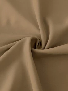 Franclia Áo cánh kiểu Pháp màu khối đen trắng cỡ lớn thiết kế thắt lưng nơ kiểu Pháp đi làm sang trọng Áo cánh màu nâu cho nữ Áo cánh voan cho nữ Áo màu đất Áo màu nâu cà phê Áo sơ mi màu nâu cho nữ - Cà phê nâu - Xem 5