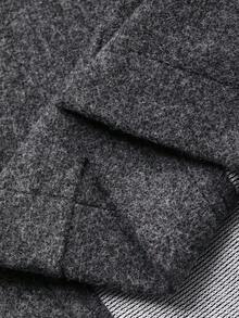 DAZY Women's Casual V-Neck Sleeveless Asymmetric Midi Dress, Solid Color, Autumn