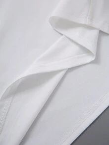 Gym Rark 男士休闲印花圆领短袖运动T恤 - 白色 - 查看 4