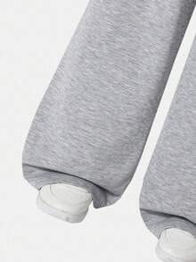 Sparklyn 抽绳下摆阔腿直筒休闲裤