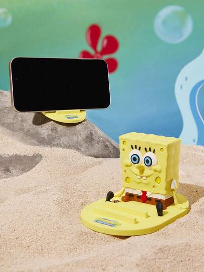 SpongeBob SquarePants | SHEIN Cute Mobile Phone Stand, Desktop Decoration, Desktop Decoration, Gift